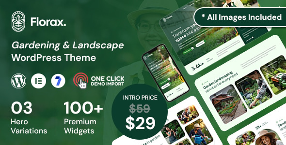 Florax – Gardening and Landscape WordPress Theme