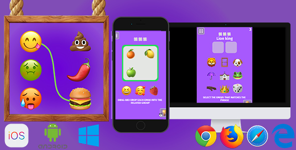 Emoji Puzzle – HTML5 Game