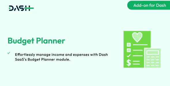 Budget Planner – Dash SaaS Add-on 1.2