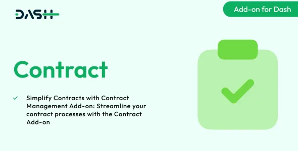 Contract – Dash SaaS Add-on 3.4