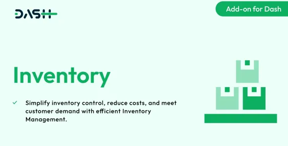 Inventory – Dash SaaS Add-on 3.2