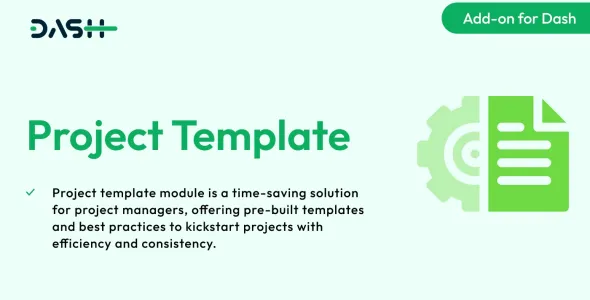 Project Template – Dash SaaS Add-on 3.3