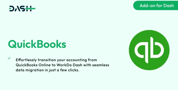 QuickBooks – Dash SaaS Add-on 1.3