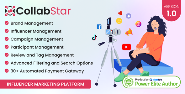 CollabStar – Influencer Marketing Platform