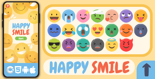 Happy Smile – HTML5 Game, Construct 3