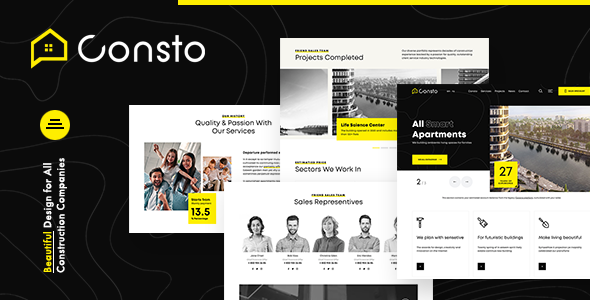 Consto | Industrial Construction Company HTML Template