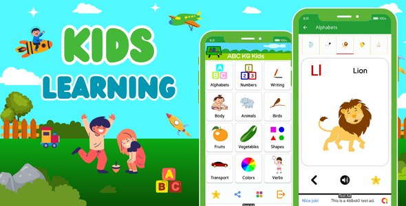 Kids Best Basic Learning App AdMob Ads Android