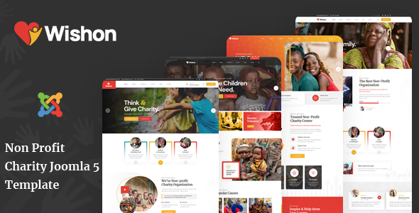 Wishon – Joomla 5 Nonprofit Charity Template | NGO