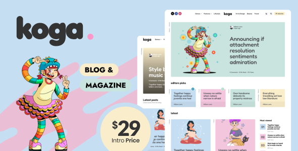 Koga – Blog & Magazine WordPress Theme