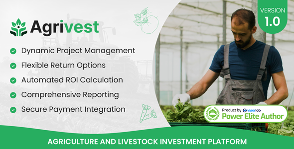 Agrivest – Agriculture and Livestock Investment Platform