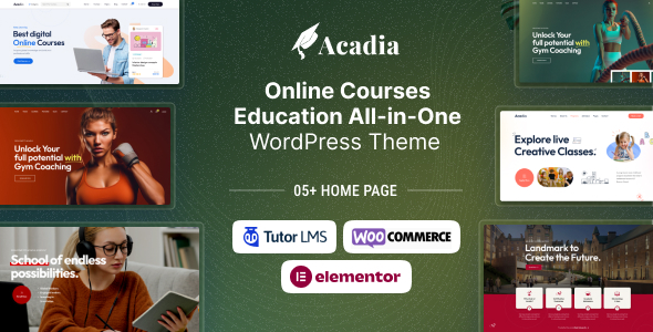 Education WordPress Theme For University & Online Course – Acadia