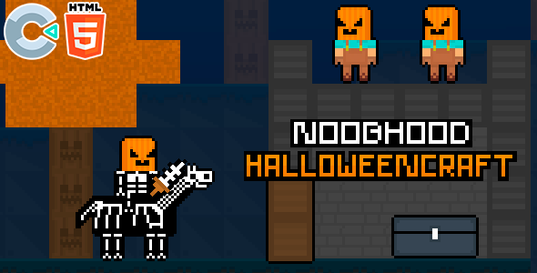 NoobHood HalloweenCraft – HTML5 Game – Construct 3