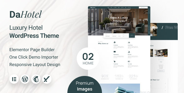 Dahotel – Luxury Hotel WordPress Theme