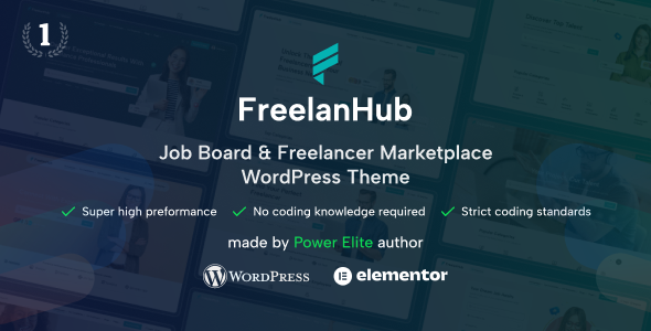 Freelanhub – Job Board & Freelance Marketplace WordPress Theme