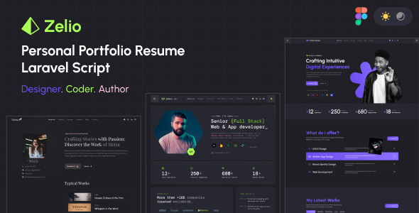 Zelio – Personal Portfolio Resume Laravel Script 1.0.1