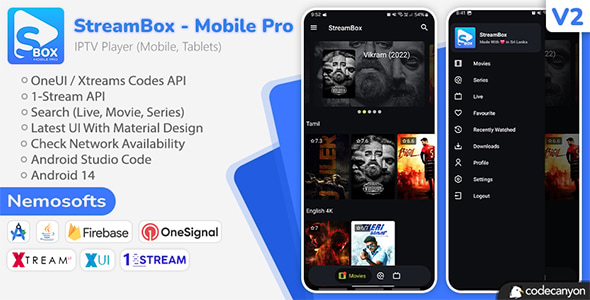 StreamBox Mobile Pro – IPTV Player (Android Mobile and Tablets) 2.1