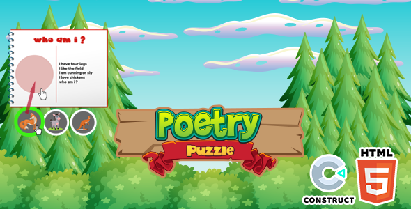 ﻿Poetry Puzzle – HTML5 Game – Construct 3