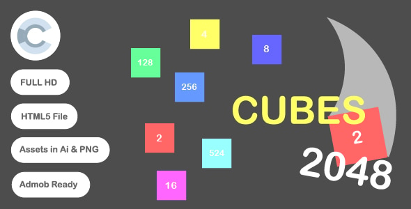 Cubes 2048 | Puzzle Game | Full Game